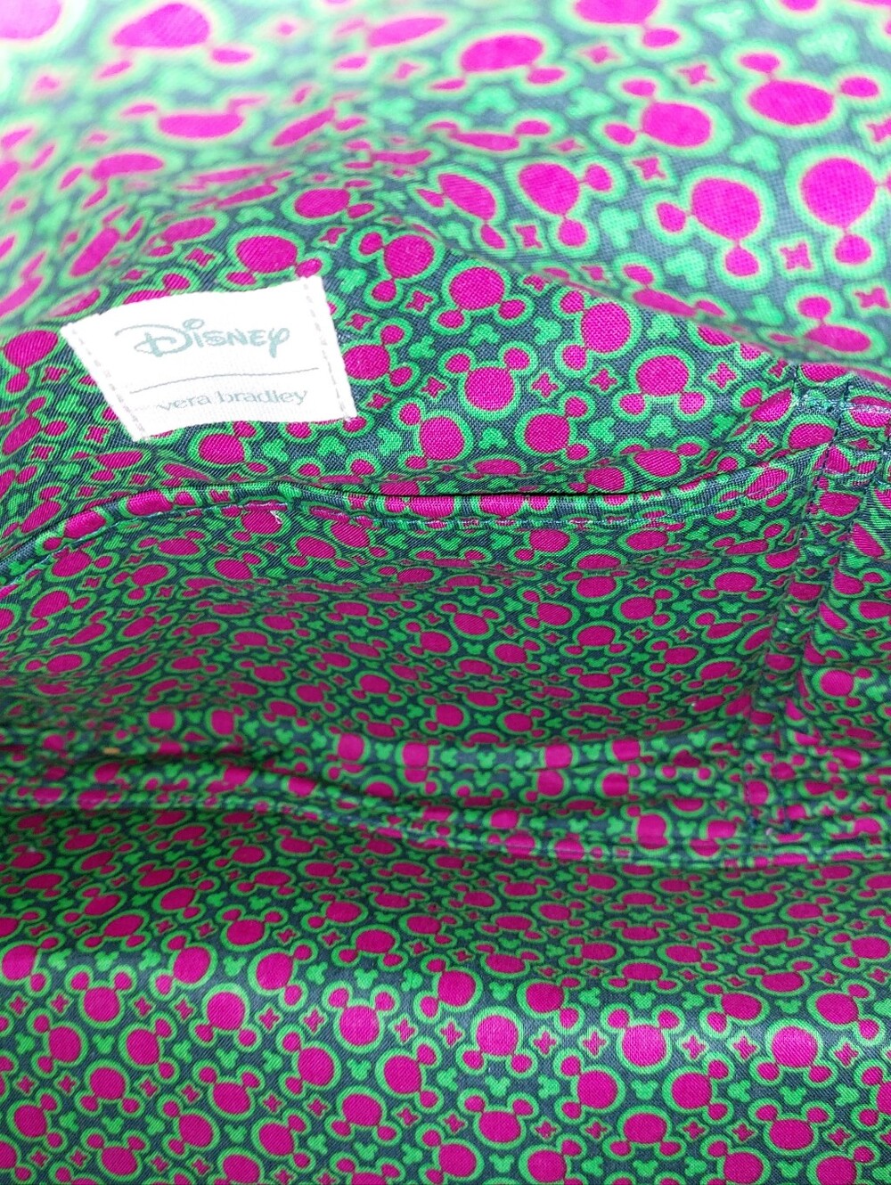 Vera Bradley Disney Patchwork Small Original Duffel NWT - Picture 5 of 5